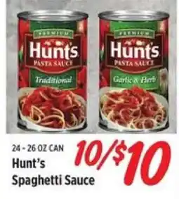 Rouses Hunt's Spaghetti Sauce offer