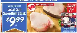Rouses Local Gulf Swordfish Steak offer