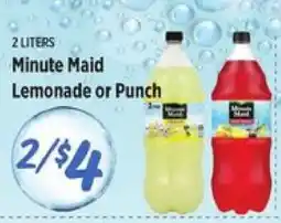 Rouses Minute Maid Lemonade or Punch offer