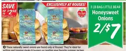 Rouses Honeysweet Onions offer