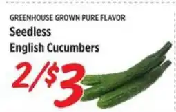 Rouses Seedless English Cucumbers offer