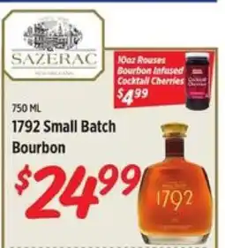 Rouses 1792 Small Batch Bourbon offer