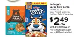 Pick'n Save Kellogg's Large Size Cereal offer