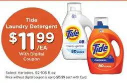 Pick'n Save Tide Laundry Detergent offer