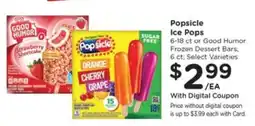 Pick'n Save Popsicle Ice Pops offer
