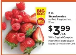 Pick'n Save Strawberries or Red Raspberries offer