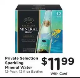 Pick'n Save Private Selection Sparkling Mineral Water offer