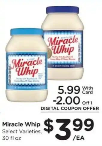 Pick'n Save Miracle Whip offer