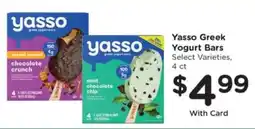 Pick'n Save Yasso Greek Yogurt Bars offer