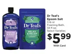 Pick'n Save Dr Teal's Epsom Salt offer
