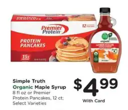 Pick'n Save Simple Truth Organic Maple Syrup offer