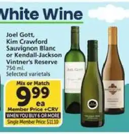Albertsons White Wine offer