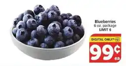 Albertsons Blueberries offer