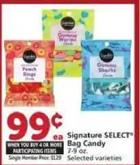 Albertsons Signature Select Bag Candy offer