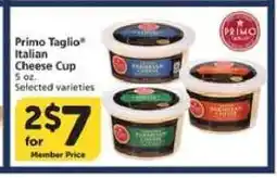 Albertsons Primo Taglio Italian Cheese Cup offer