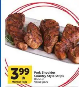 Albertsons Pork Shoulder Country Style Strips offer