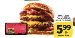 Albertsons 90% Lean Ground Beef offer