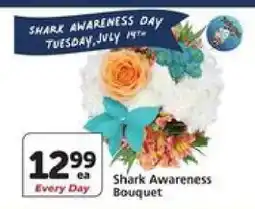 Albertsons Shark Awareness Bouquet offer