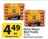 Albertsons Oscar Mayer Beef Franks offer