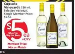 Albertsons Cupcake Vineyards offer