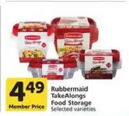Albertsons Rubbermaid TakeAlongs Food Storage offer