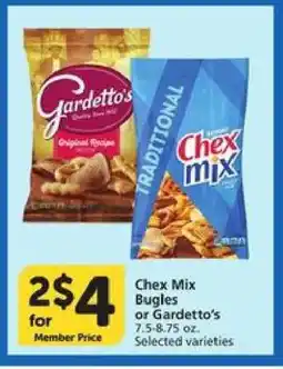 Albertsons Chex Mix, Bugles or Gardetto's offer
