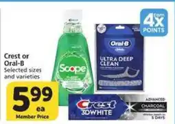 Albertsons Crest or Oral-B offer