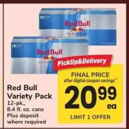 Safeway Red Bull Variety Pack offer