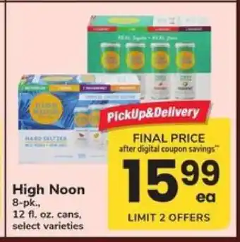 Safeway HIGH NOON offer