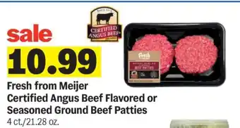 Meijer Certified Angus Beef Patties offer