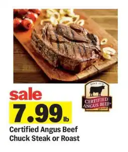 Meijer Certified Angus Beef Chuck Steak or Roast offer
