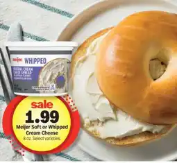 Meijer Meijer Soft or Whipped Cream Cheese offer