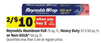 Meijer Reynolds Aluminum Foil offer