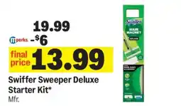 Meijer Swiffer Sweeper Deluxe Starter Kit offer
