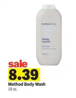 Meijer Method Body Wash offer