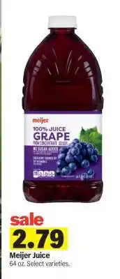 Meijer Meijer Juice offer