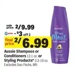 Meijer Aussie Shampoos or Conditioners offer