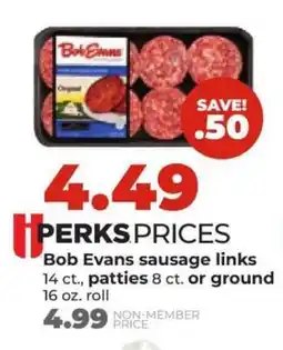 Hy-Vee Bob Evans sausage links offer