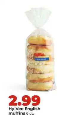 Hy-Vee Hy-Vee English muffins offer