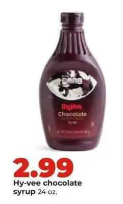 Hy-Vee Hy-Vee chocolate syrup offer