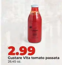 Hy-Vee Gustare Vita tomato passata offer