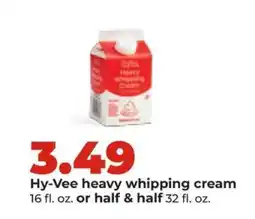 Hy-Vee Hy-Vee heavy whipping cream offer