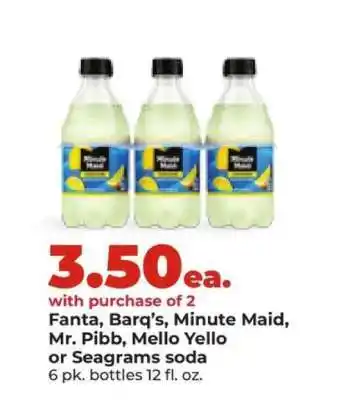 Hy-Vee Minute Maid Soda offer