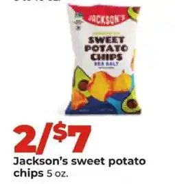 Hy-Vee Jackson's Sweet Potato Chips offer