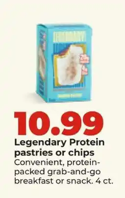 Hy-Vee Legendary Protein pastries or chips offer
