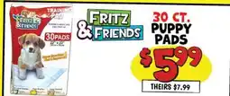 Ollie's FRITZ & FRIENDS PUPPY PADS offer