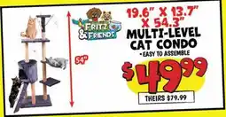 Ollie's FRITZ & FRIENDS MULTI-LEVEL CAT CONDO offer