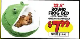 Ollie's ROUND FROG BED offer