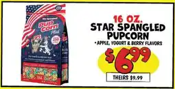 Ollie's STAR SPANGLED PUPCORN offer