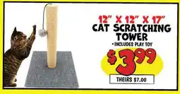 Ollie's CAT SCRATCHING TOWER offer